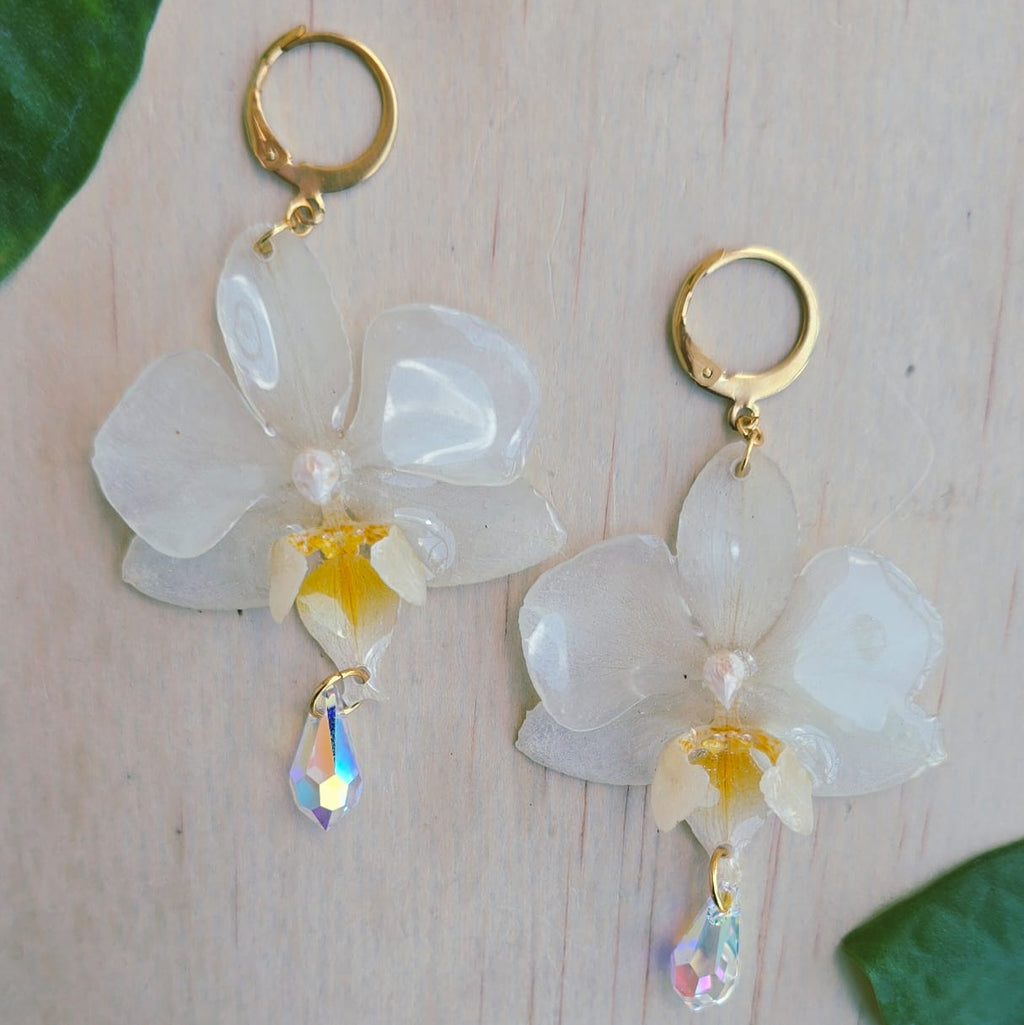 Aretes Orquídea Phalaenopsis Mini