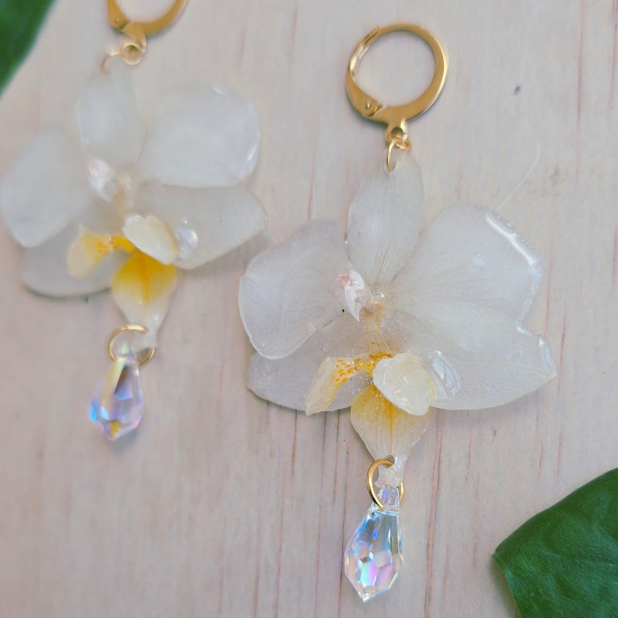 Aretes Orquídea Phalaenopsis Mini