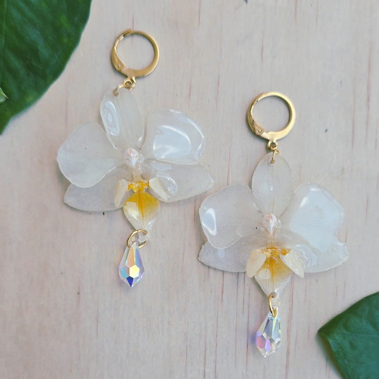 Aretes Orquídea Phalaenopsis Mini