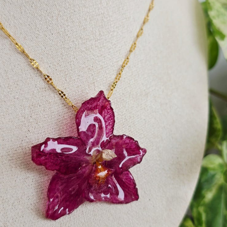 Collar orquídea Odontoglossum