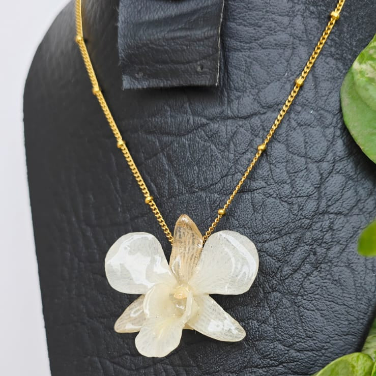 Collar orquídea Dendrobium