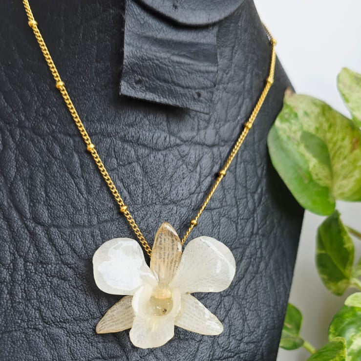 Collar orquídea Dendrobium