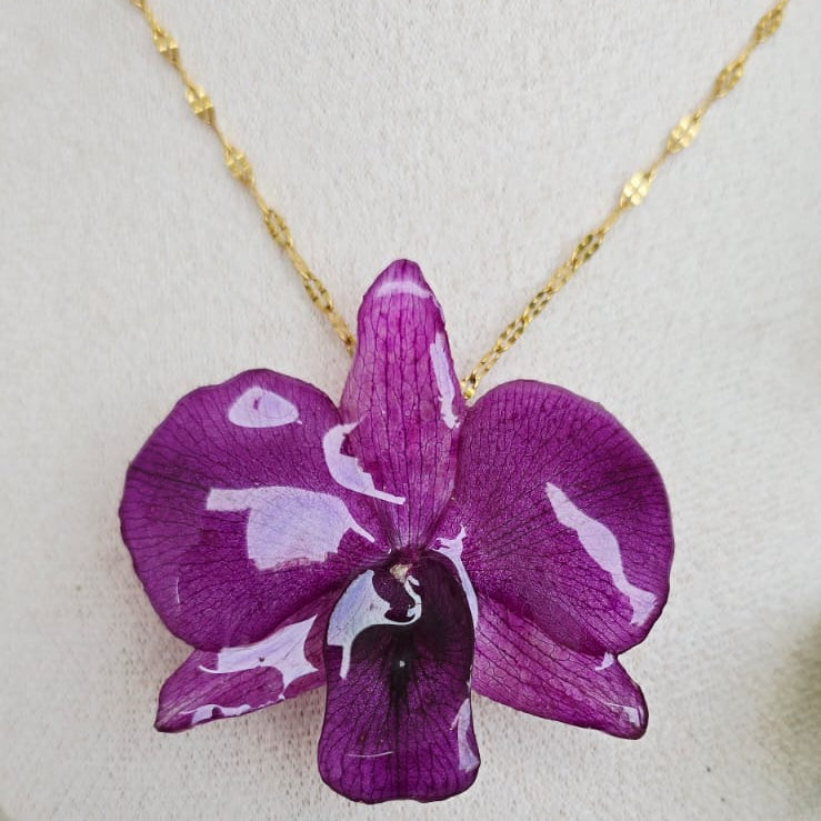 Collar orquídea Dendrobium