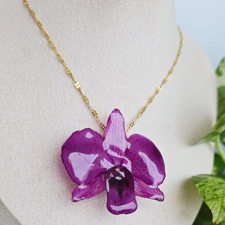 Collar orquídea Dendrobium