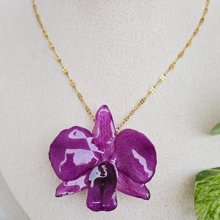 Collar orquídea Dendrobium