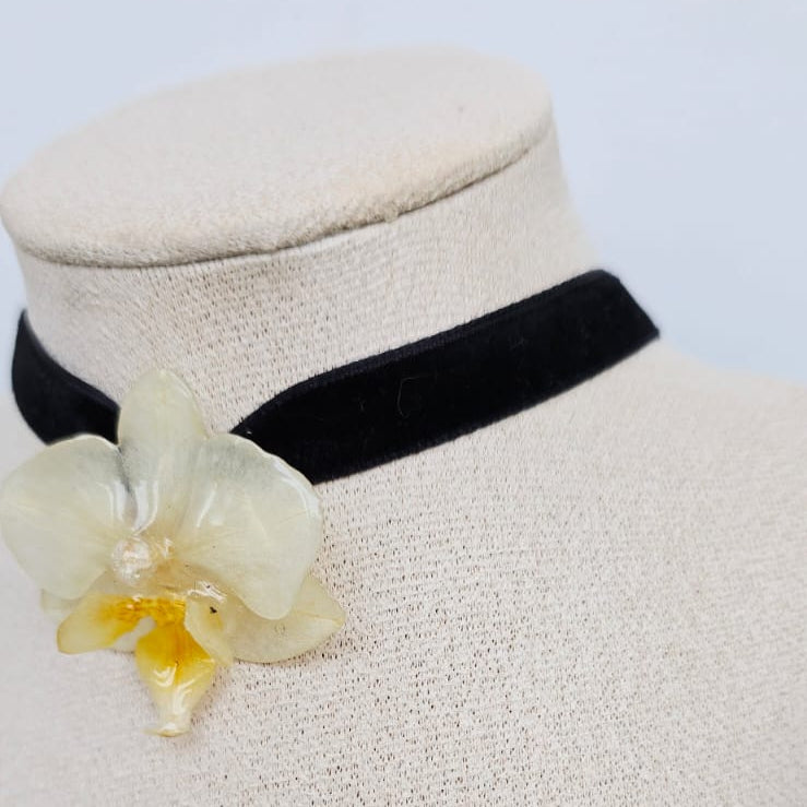 Chocker orquída mini