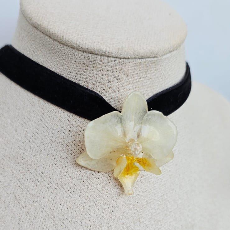 Chocker orquída mini