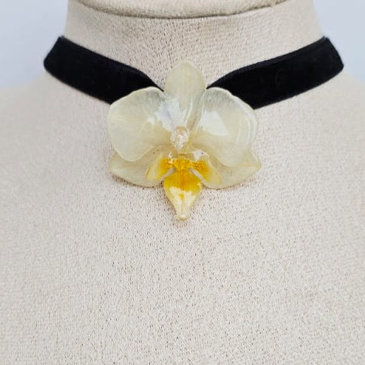 Chocker orquída mini