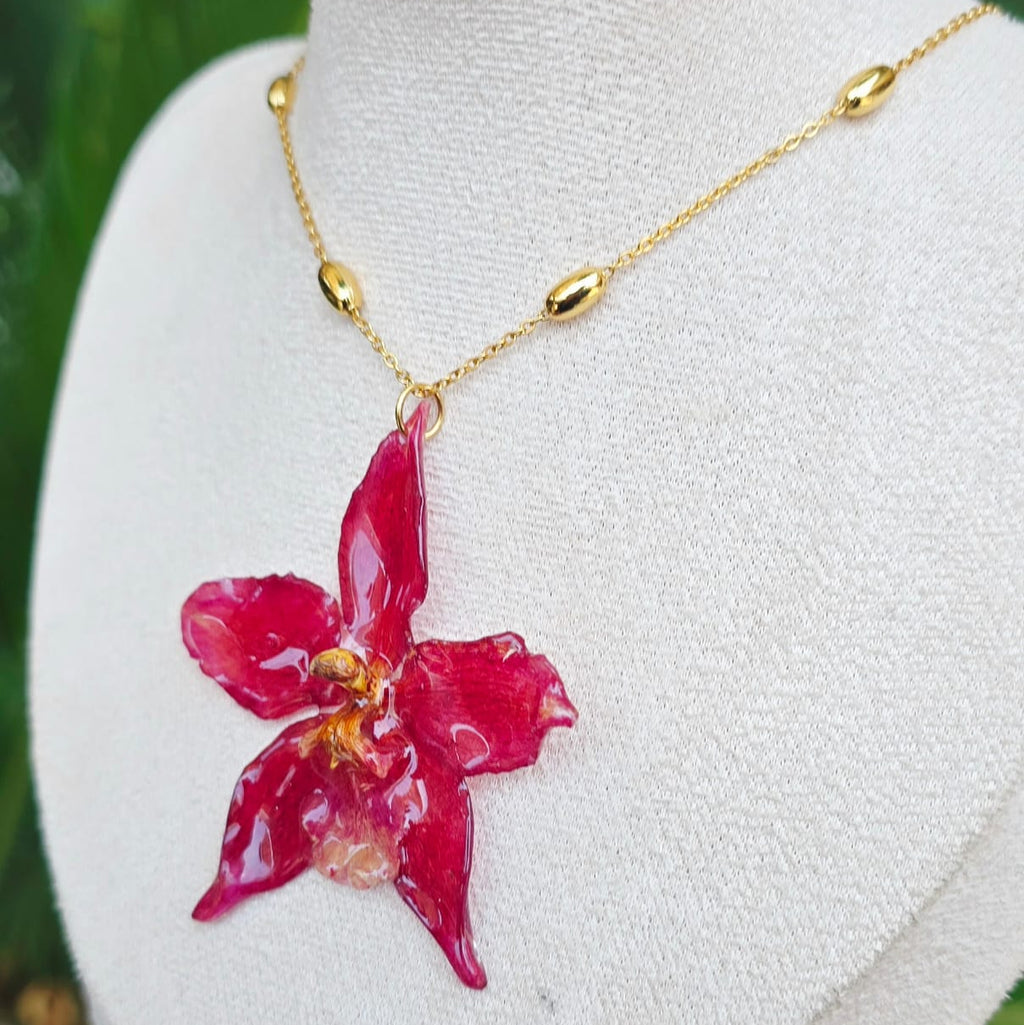 Collar orquídea Odontoglossum