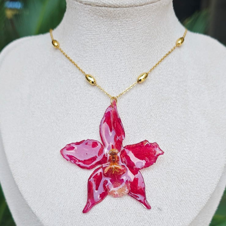 Collar orquídea Odontoglossum