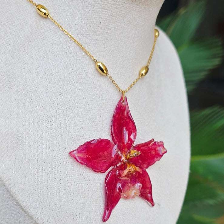 Collar orquídea Odontoglossum