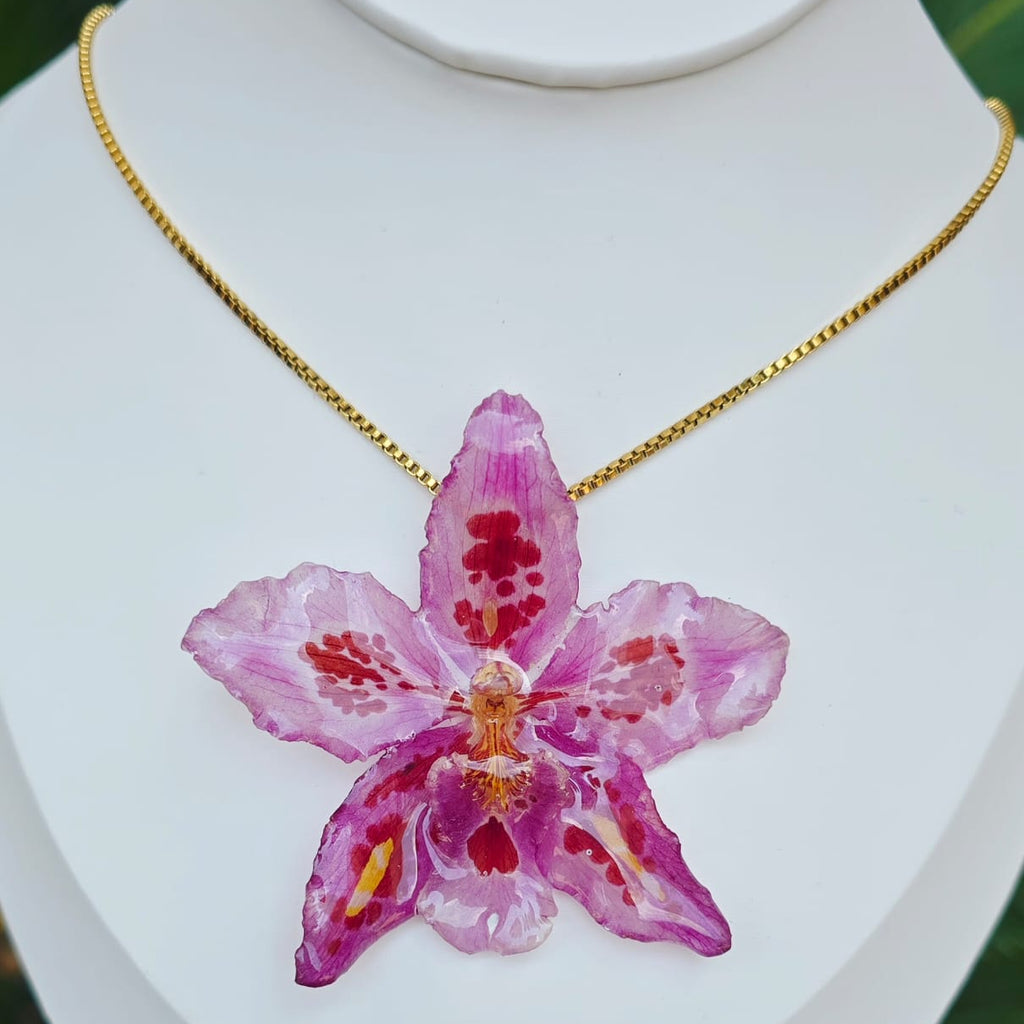 Collar orquídea Odontoglossum