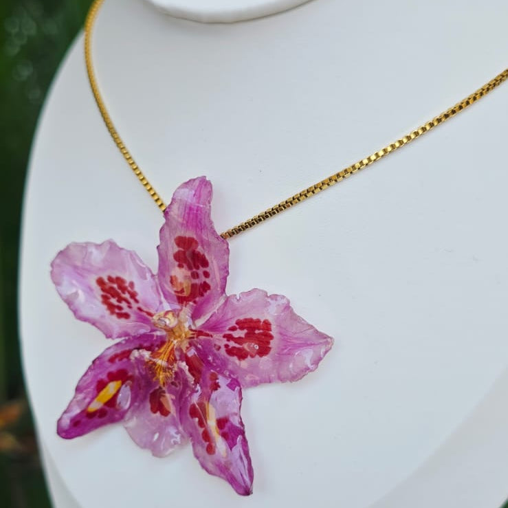 Collar orquídea Odontoglossum