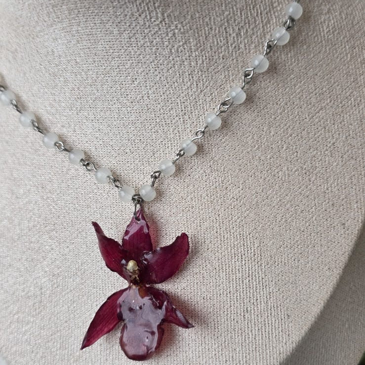 Collar Orquídea