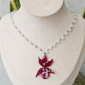 Collar orquídea Brassia