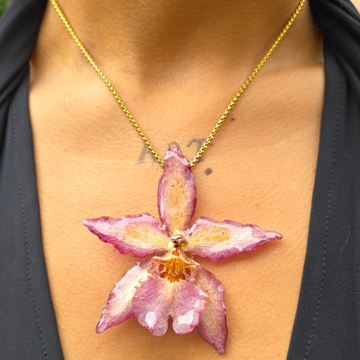 Collar orquídea Odontoglossum
