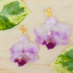 Aretes Orquídea Phalaenopsis