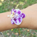 Pulsera ajustable orquídea Phalaenopsis