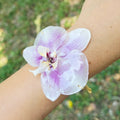 Pulsera ajustable orquídea Phalaenopsis