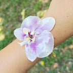 Pulsera ajustable orquídea Phalaenopsis
