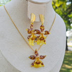 Conjunto orquídea Oncidium