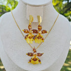 Conjunto orquídea Oncidium