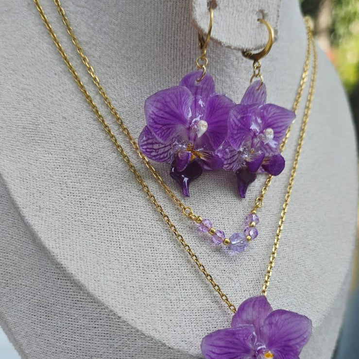 Conjunto Orquídea Phalaenopsis