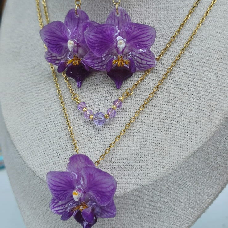 Conjunto Orquídea Phalaenopsis