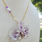 Collar orquídea Phalaenopsis