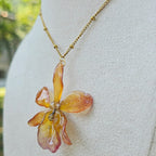 Collar orquídea mini Cattleya