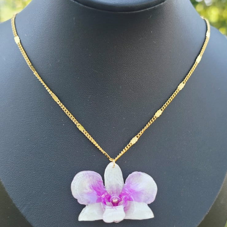 Collar orquídea Dendrobium