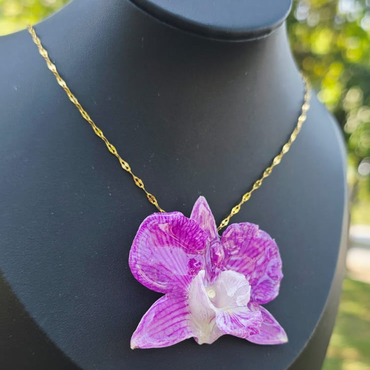 Collar orquídea Dendrobium