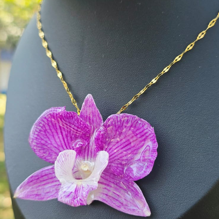 Collar orquídea Dendrobium