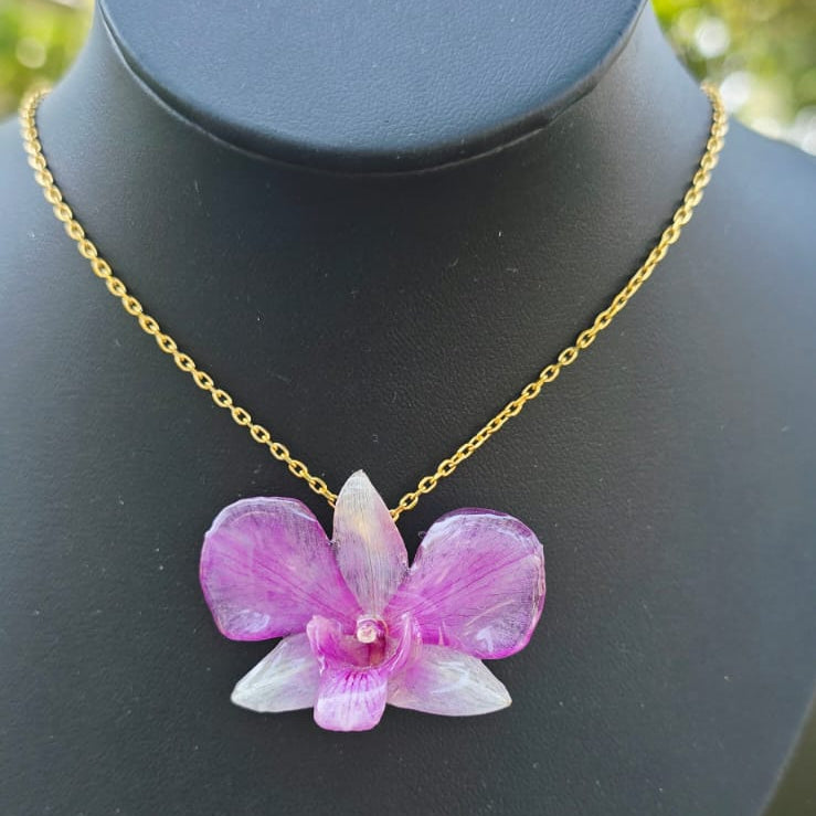 Collar orquídea Dendrobium