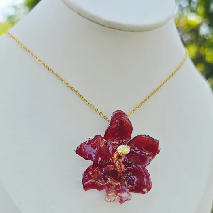 Collar orquídea Odontoglossum
