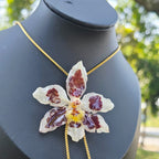 Collar ajustable orquídea Odontoglossum