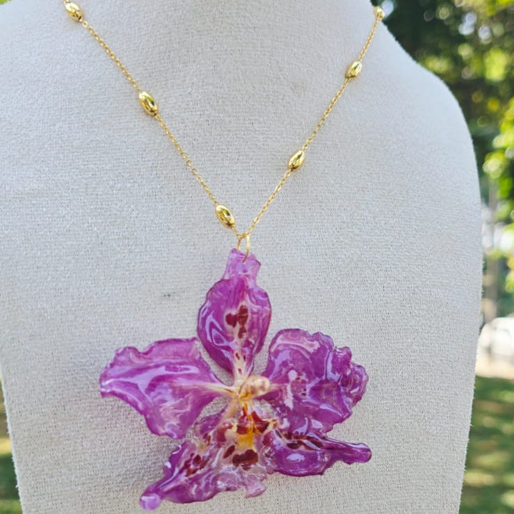 Collar orquídea Odontoglossum