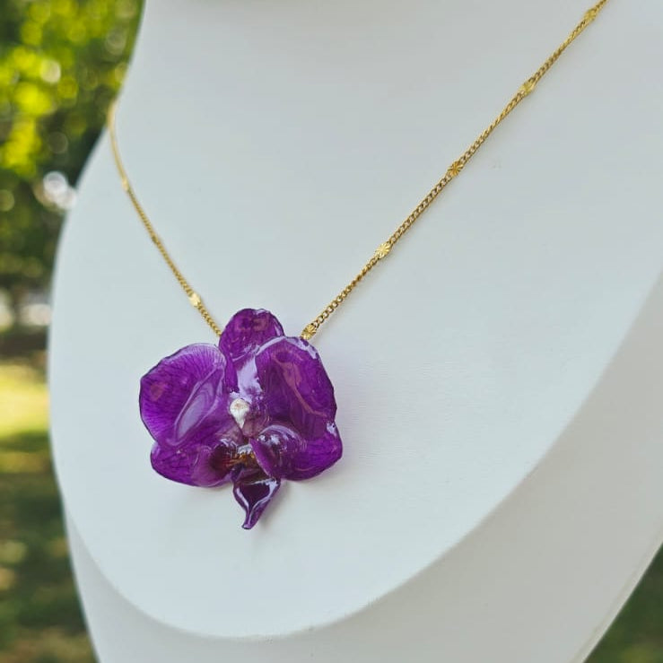 Collar orquídea Phalaenopsis