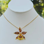 Collar orquídea Oncidium