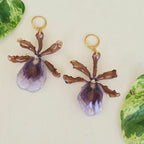 Aretes orquídea Oncidium