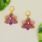 Aretes Orquídea Phalaenopsis