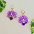 Aretes Orquídea Phalaenopsis