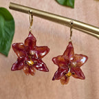 Aretes orquídea Oncidium