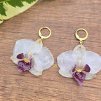Aretes Orquídea Phalaenopsis