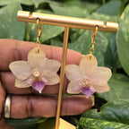 Aretes Orquídea Phalaenopsis