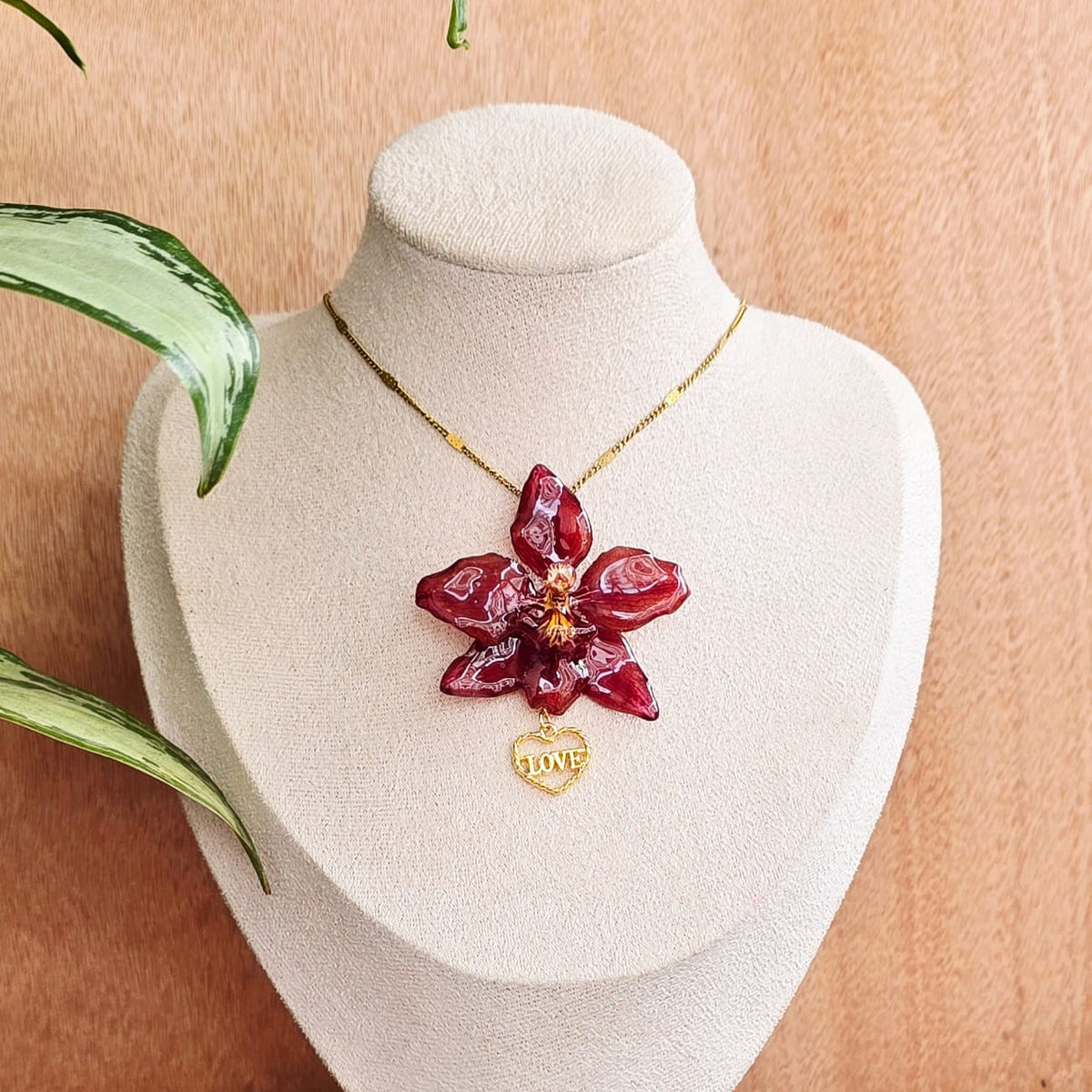 Collar orquídea Odontoglossum