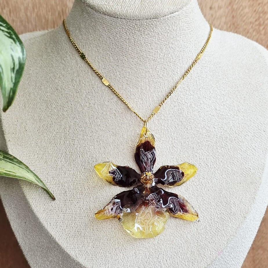 Collar orquídea Colmanara