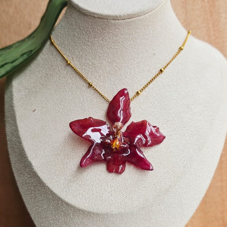 Collar orquídea Odontoglossum