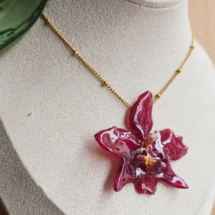 Collar orquídea Odontoglossum