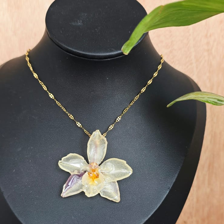 Collar orquídea Odontoglossum